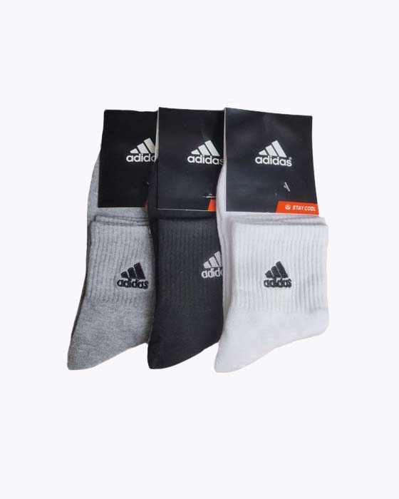 جوراب نیم ساق مردانه طرح Adidas رنگ بندی