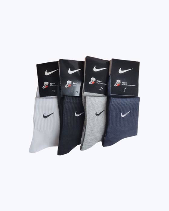جوراب نیم ساق مردانه طرح Nike رنگ بندی
