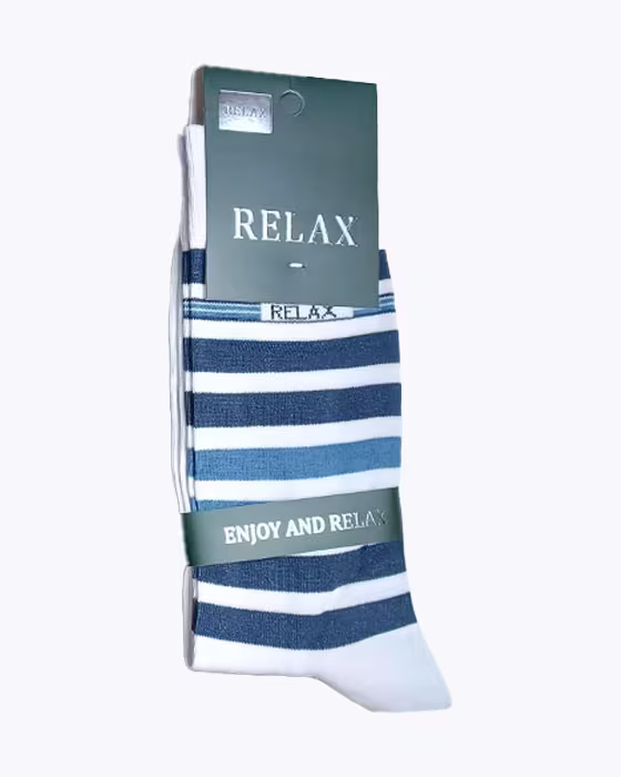 جوراب کلاسیک مردانه طرح راه راه RELAX
