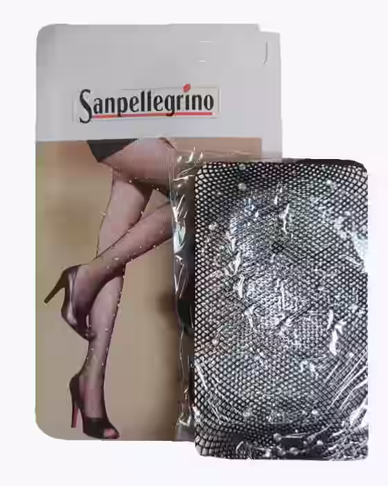 جوراب ساقدار نگین دار Fishnet