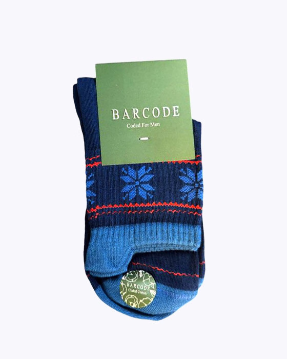 جوراب نیم ساق سه پاشنه طرحدار زنانه BARCODE