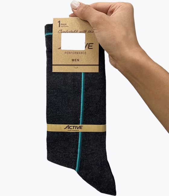 جوراب نخی خط وسط عمودی مردانه ACTIVE