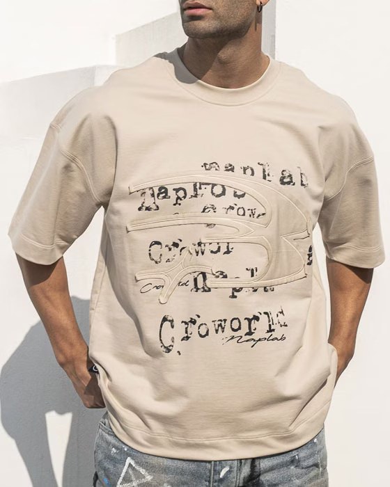 تیشرت نخ پنبه مردانه طرح HELL STAR