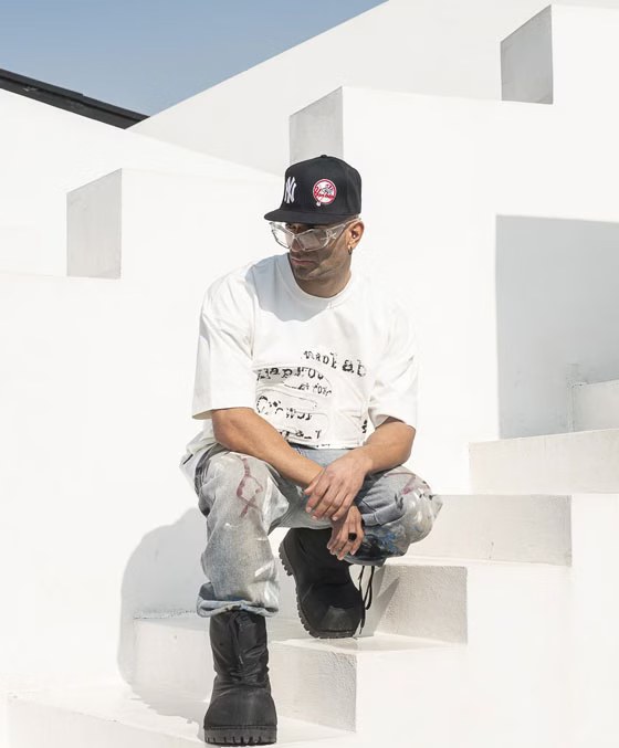 تیشرت نخ پنبه مردانه طرح HELL STAR