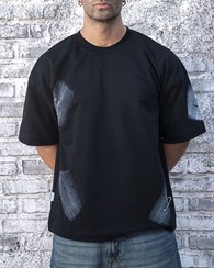 تیشرت زاپدار قلمویی مردانه