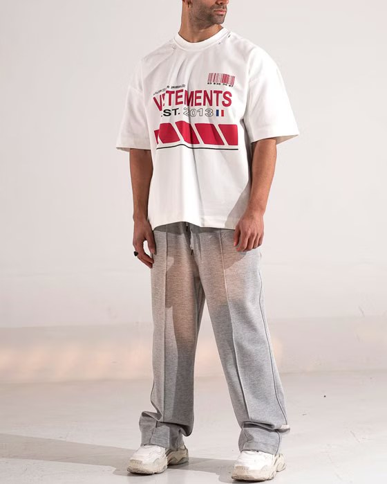 تیشرت آی براش وته منت پنبه ای مردانه جوراب نوین