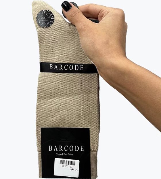جوراب کلاسیک حصیری مردانه BARCODE