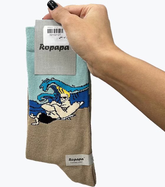 جوراب کلاسیک فانتزی مردانه ROPAPA