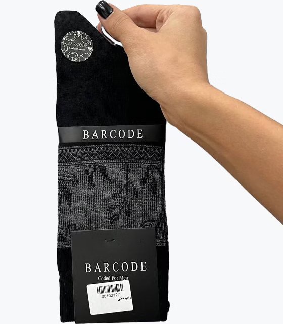 جوراب کلاسیک مردانه طرح نقش هخامنشی BARCODE