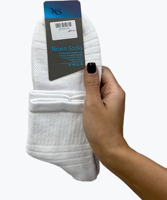 جوراب نیم ساق مردانه حوله ای جوراب نوین