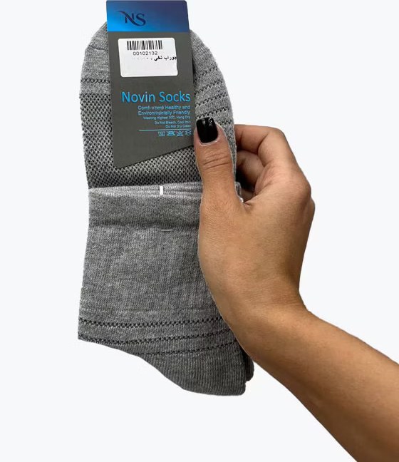 جوراب نیم ساق مردانه حوله ای جوراب نوین