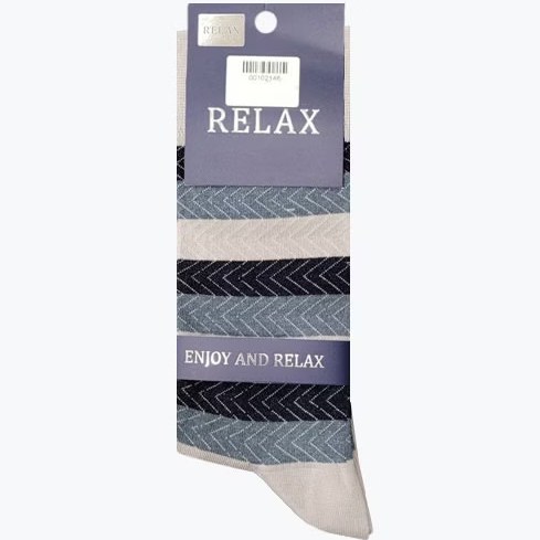 جوراب مردانه کلاسیک طرح خطوط RELAX