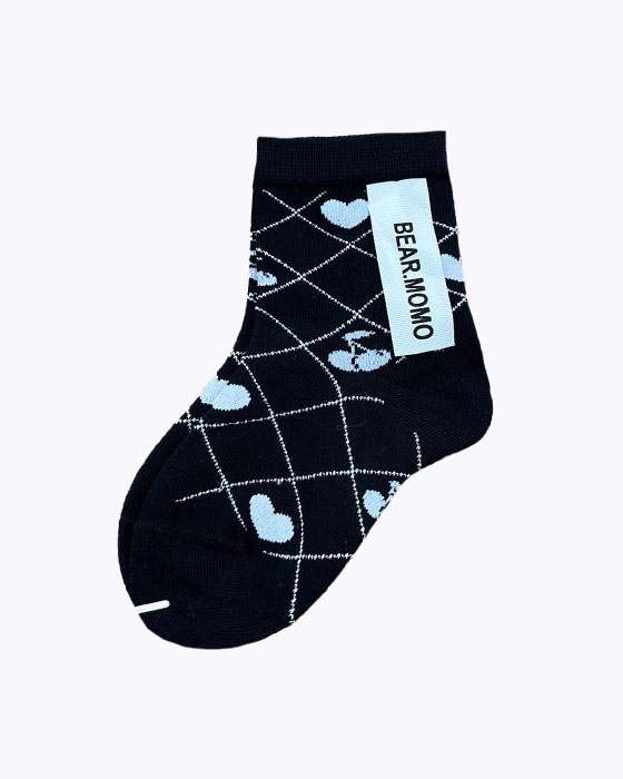 جوراب فانتزی طرحدار دخترانه BEAR MOMO